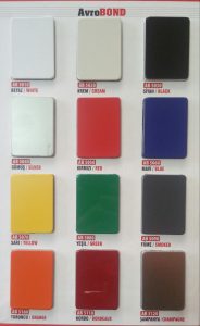 composite panel color chart